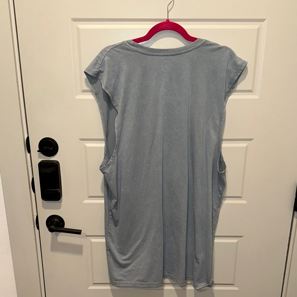 Smokey Bear Graphic Muscle Tee - Blue - Picture 4 of 4